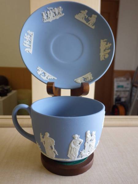 アンティークWedgwoodウェッジウッド ジャスパーカップ&ソーサー_2