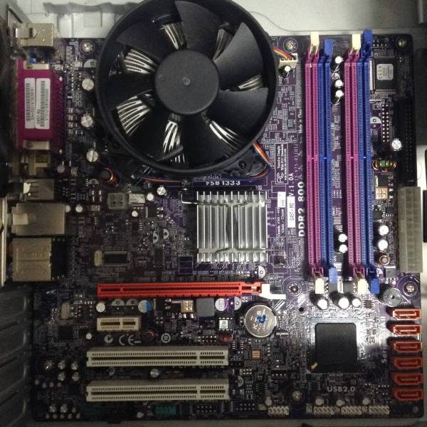 マザーボード LGA775 G45 CPU Intel Core 2 Duo 搭載 完動品