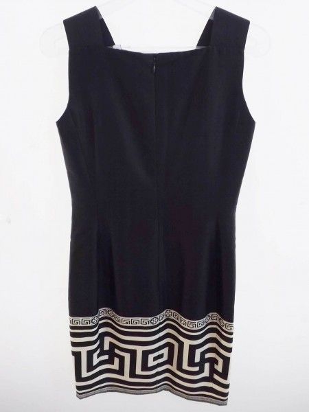 美品 ヴェルサーチ ノースリーブ ワンピース 黒 38＊46648