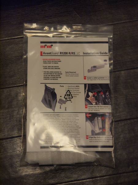 マシンモトアート製アヴァントガードAvantguard for R1200R/RS