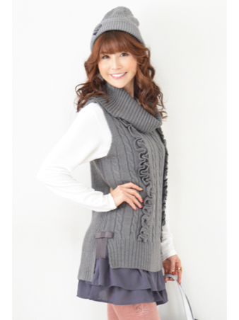 【新品】&LOVE QVC ペプラム腹巻 L～LLサイズ グレー 完売品