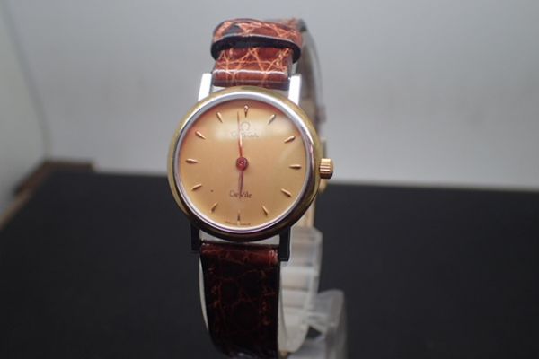 OMEGA オメガ デビル クォーツ 腕時計 レディース 稼働品 税込