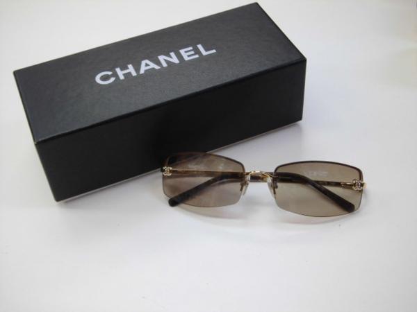 □【美品】シャネル ラインストーン サングラス 4093-B□/B
