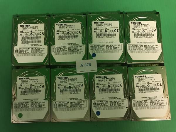 A-376★IDE接続2.5インチ－ＨＤＤ60GB 8個セット