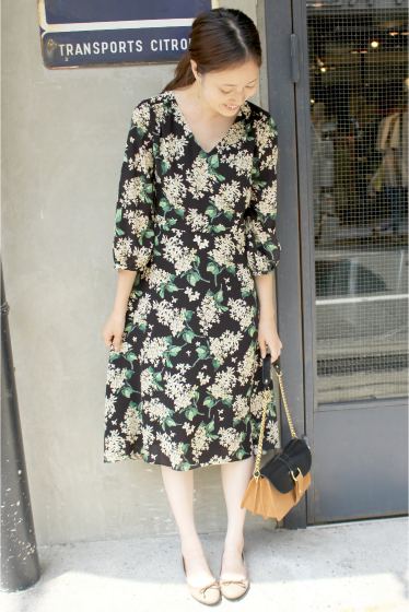 スローブイエナ SLOBE IENAリバティ Lilacワンピース