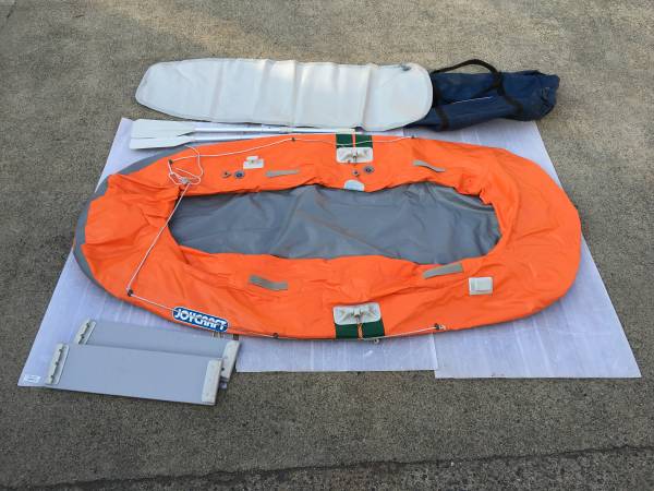 JOYCRAFT ジョイクラフト ゴムボート オレンジ　中古品