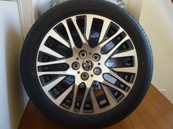 新車外し＊30系アルファードヴェルファイア純正18インチ切削光輝_1
