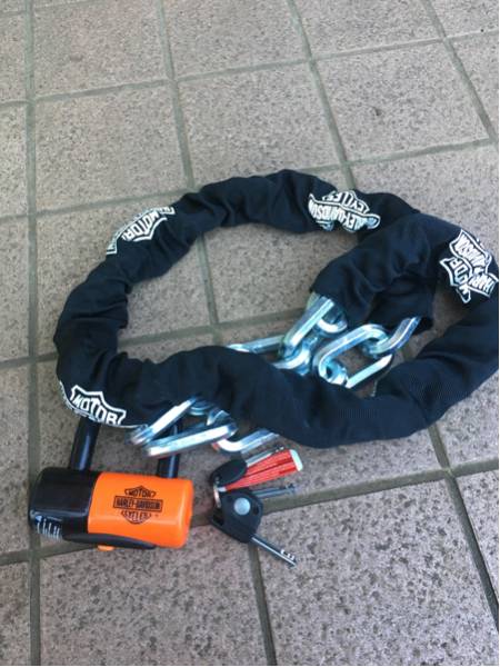 純正・ハーレーダビッドソン・チェーンロック