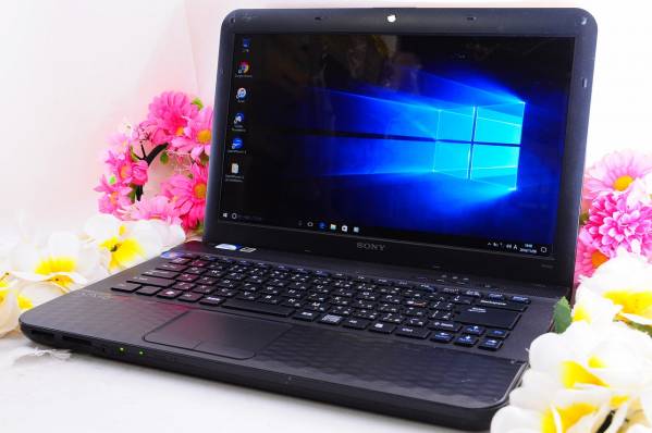 ★超美品★SONY VAIO VPCEG Win10 250GB 4GB DVDRW 無線 Office