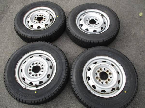 軽トラ軽バンPCD100PCD110PCD114.3未使用ブリジストンW300145R12