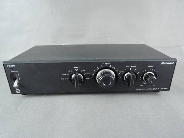 ナショナル☆BCL アンテナカップラー RD-9830 プリセレクティブ