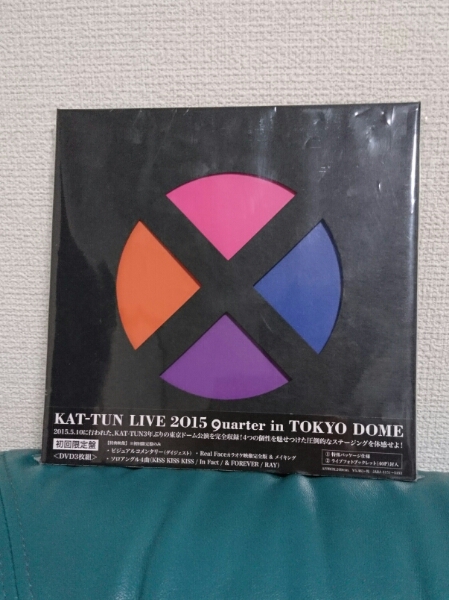 KAT-TUN LIVE 2015 quarter in TOKYO DOME 初回盤