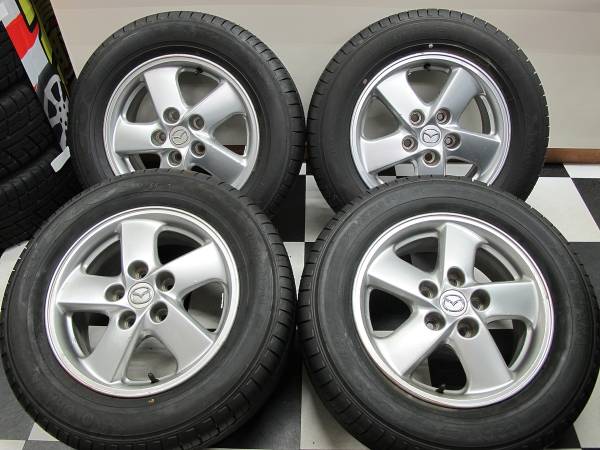 ■マツダ純正■未使用ECOS 215/60R15 PCD114.3 5H +40■