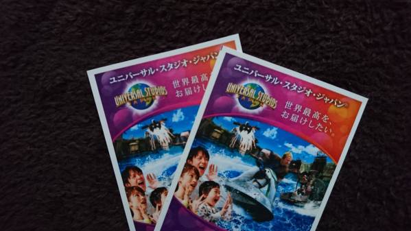 ユニバーサルスタジオジャパン・大人ペアチケット・ＵＳＪ