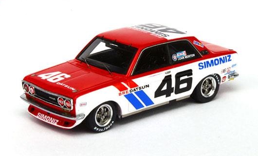 BRE Datsun 0 1⁄18 Retro ブルー⁄ホワイト TSM1⁄18 Motoring 510#85