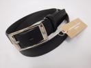 V202 キャサリンハムネット 新品 黒お洒落牛革ギャリソンベルト
