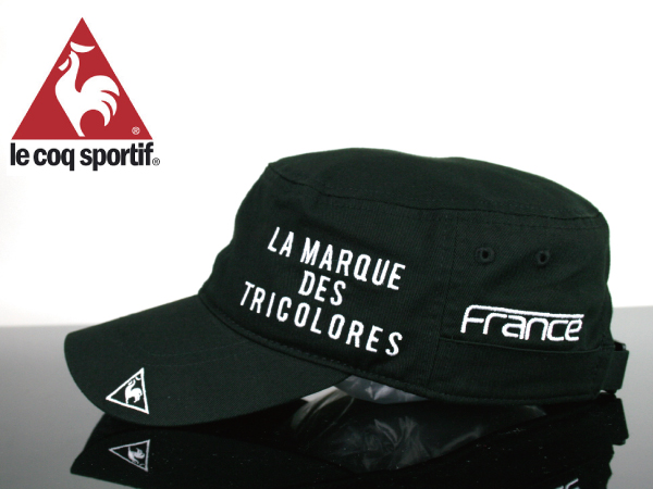 【ビッグサイズ】lecoq ルコック オシャレ ワークCAP 黒 J814
