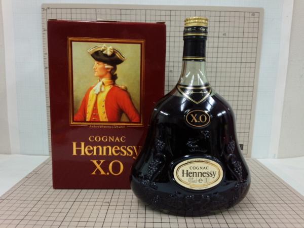 Hennessy ヘネシー XO 金キャップ グリーンボトル 1000ml☆1410