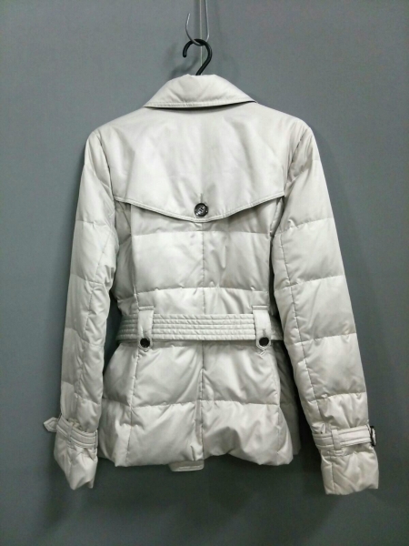 BURBERRY レディースレザージャケット 40 アイボリー BURBERRY 