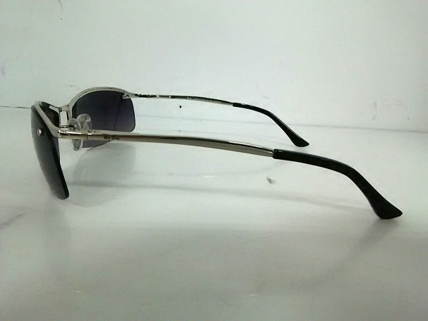 レイバン サングラス 美品 RB3183 黒×シルバー Ray-Ban