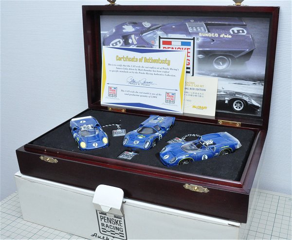 GMP ペンスキー・スノコ・ローラT70 3台セット Mr.Craft特注Lola SUNOCO 1⁄