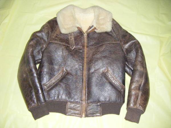 Vintage AVIREX COMBAT AERONAUTICA B6 ファスナーSCOVILL