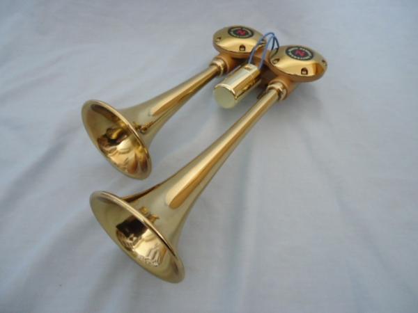 24ｖ バトルヤンキーエアホーン 真鍮 日建製 保証書付き