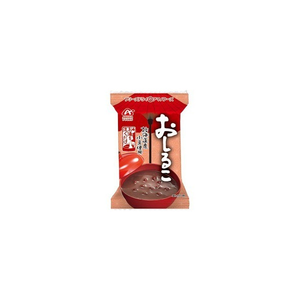 100円～訳あり★アマノフーズ　フリーズドライおしるこ×60個