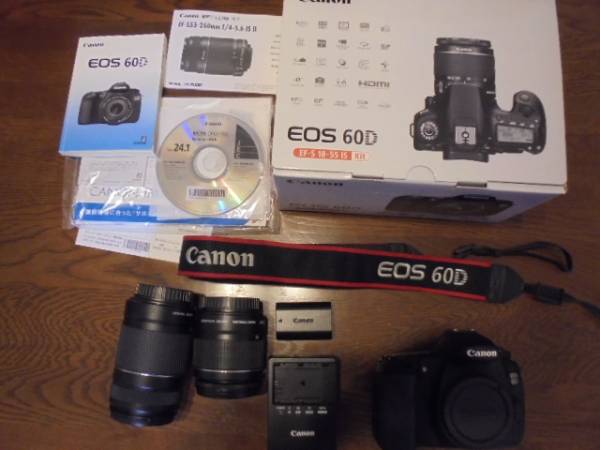 EOS60Dダブルズームキット(中古）