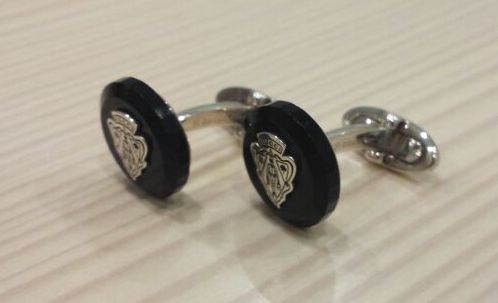 Gucci GUCCI グッチ Ag925 オニキス GG cufflinks カフス カフリンクス