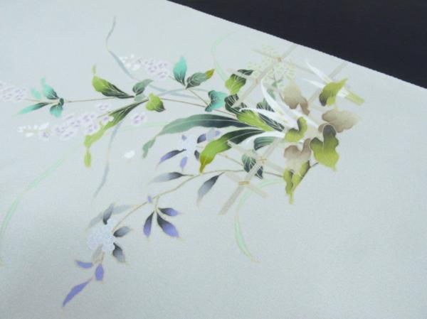 着物10 逸品!! 正絹 友禅染 仮絵羽 訪問着 反物 ☆☆☆