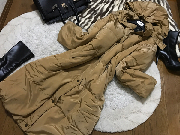 MaxMaraマックスマーラ フード付きデザインダウンコート40