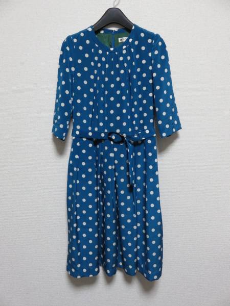 Machiko Jinto/マチトジント/ベルト付き水玉ワンピース/38