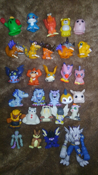 デジタルモンスター デジモン フィギュア 29個セット 指人形