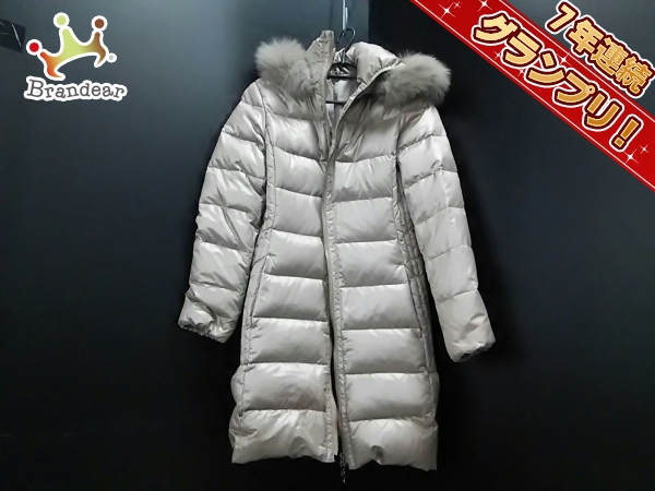 アナイ ダウンコート 36 レディース カーキベージュ 冬物 ANAYI ANAYI 