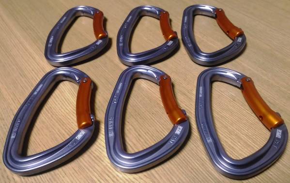 ■■ 未使用 ペツル ジン ベント カラビナ 6枚 ■■