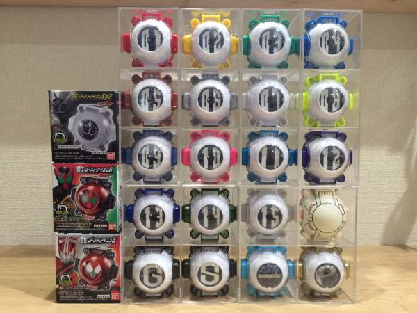 仮面ライダーゴースト　ゴーストアイコン　セット　ケース付き