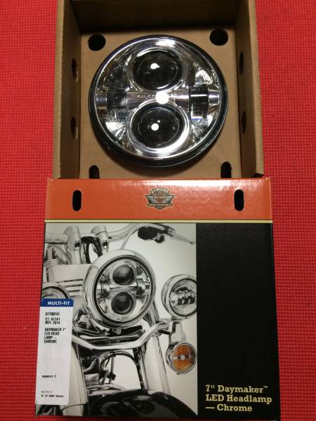 □ハーレー純正□LED□ヘッドライト□7インチ□クローム□ Yahoo