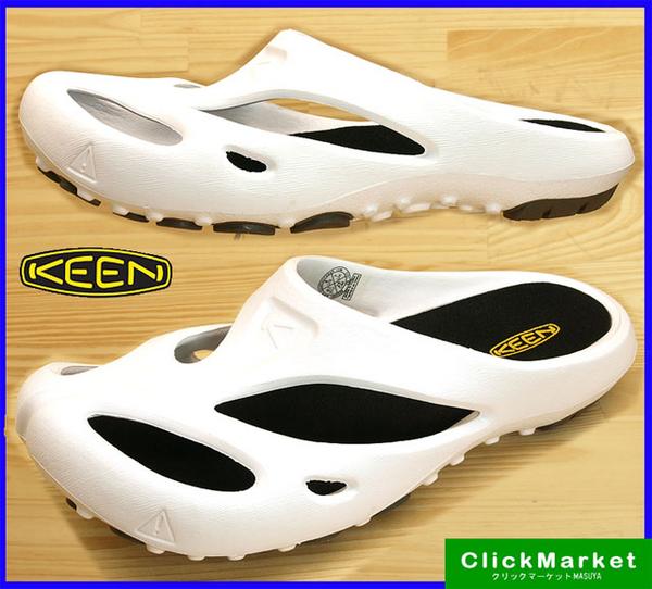 Msy●シャンティ●29cmキーン白クロッグサンダルKEEN1003339