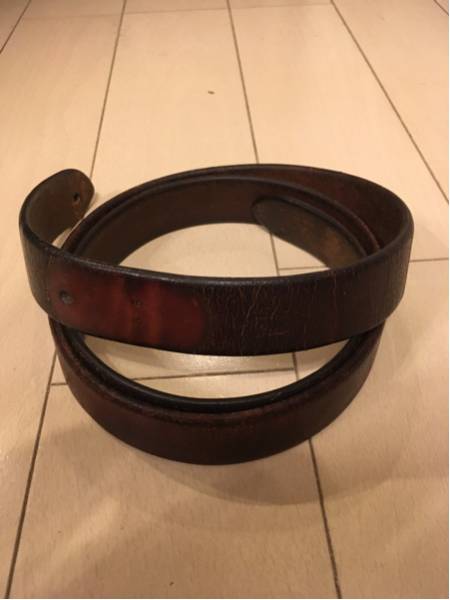 ゴローズ 3センチ幅 革ベルト サドルレザー goro，s バックル