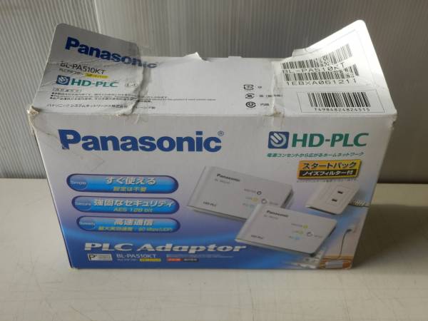 ◆Panasonic PLCアダプター HD-PLC スタートパック BL-PA510KT
