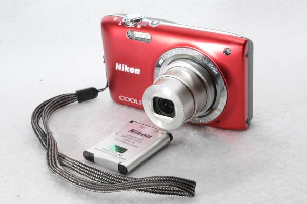 ☆極上美品 ニコン NIKON COOLPIX S2700 レッド ☆1602万画素！ Nikon