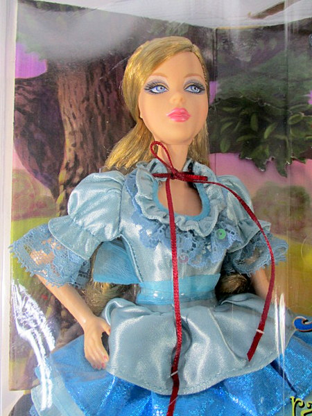 バービー 不思議の国のアリス/アリス&チェシャ猫 シルバー 箱難