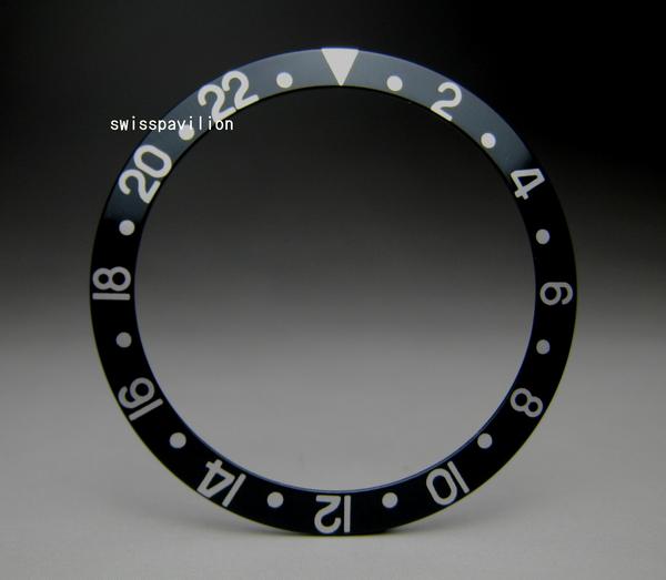 黒銀16710●16700GMT用ブラックベゼル●スイスメイド16713