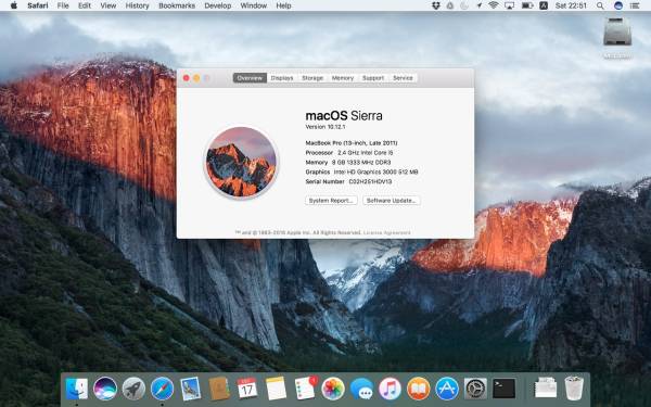 中古良品MacBookPro13インチ A1278 Core i5 - 2.24GHz， RAM 8GB
