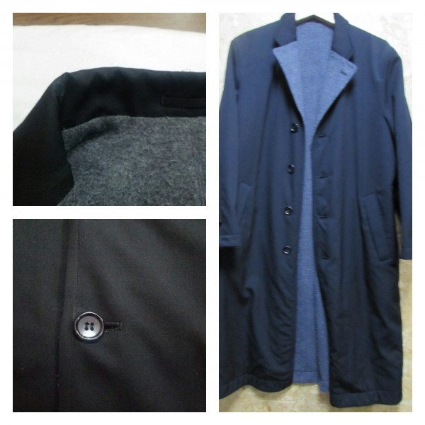 ［コムデギャルソンオム］ 切り替え チェスターコート Ｓ