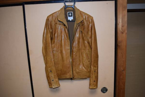 G-STAR RAW ライダース レザージャケット ゴート（ヤギ）革 G-STARRAW