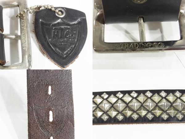 1~■HTCエイチティーシー レザースタッズベルト 32■