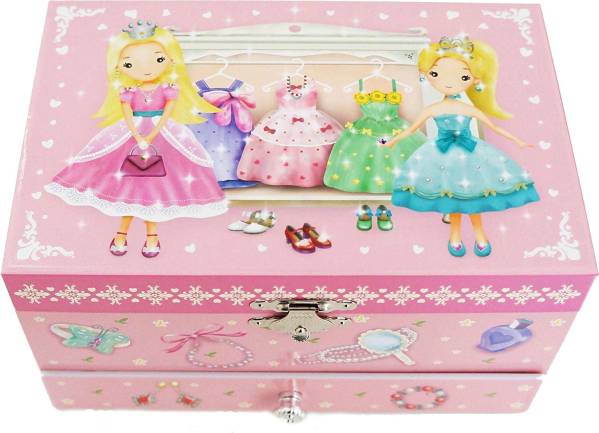 リリーアンドアリー プリンセス オルゴール ジュエリー ボックス