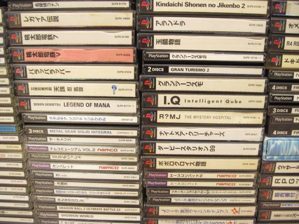 qt2114y PS プレイステーション ソフト100本 ダブり無し